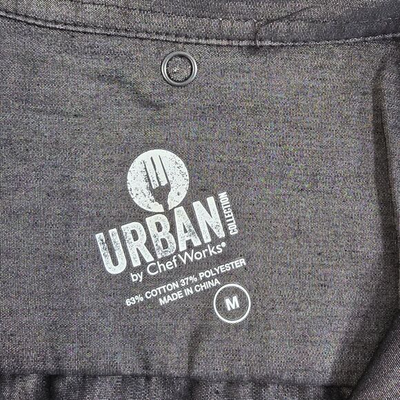Chef Works Urban Collection Womens Black Shirt (SHC03W-BLK-M) SIZE M - Picture 10 of 13